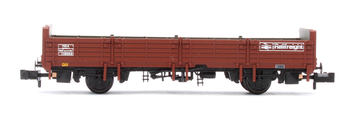 BR OBA Open Wagon Low Ends BR Freight Brown (Railfreight) No. 110004