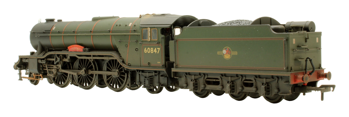 Pre-Owned LNER V2 60847 'St Peter's School' BR Lined Green (Late Crest) - DCC Sound - Custom Weathered - Detail Added