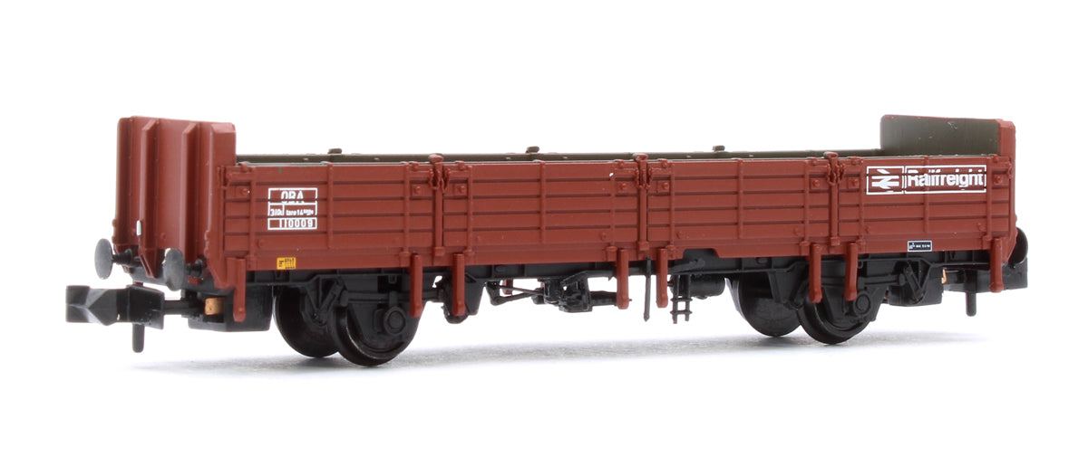 BR OBA Open Wagon Low Ends BR Freight Brown (Railfreight) No. 110009