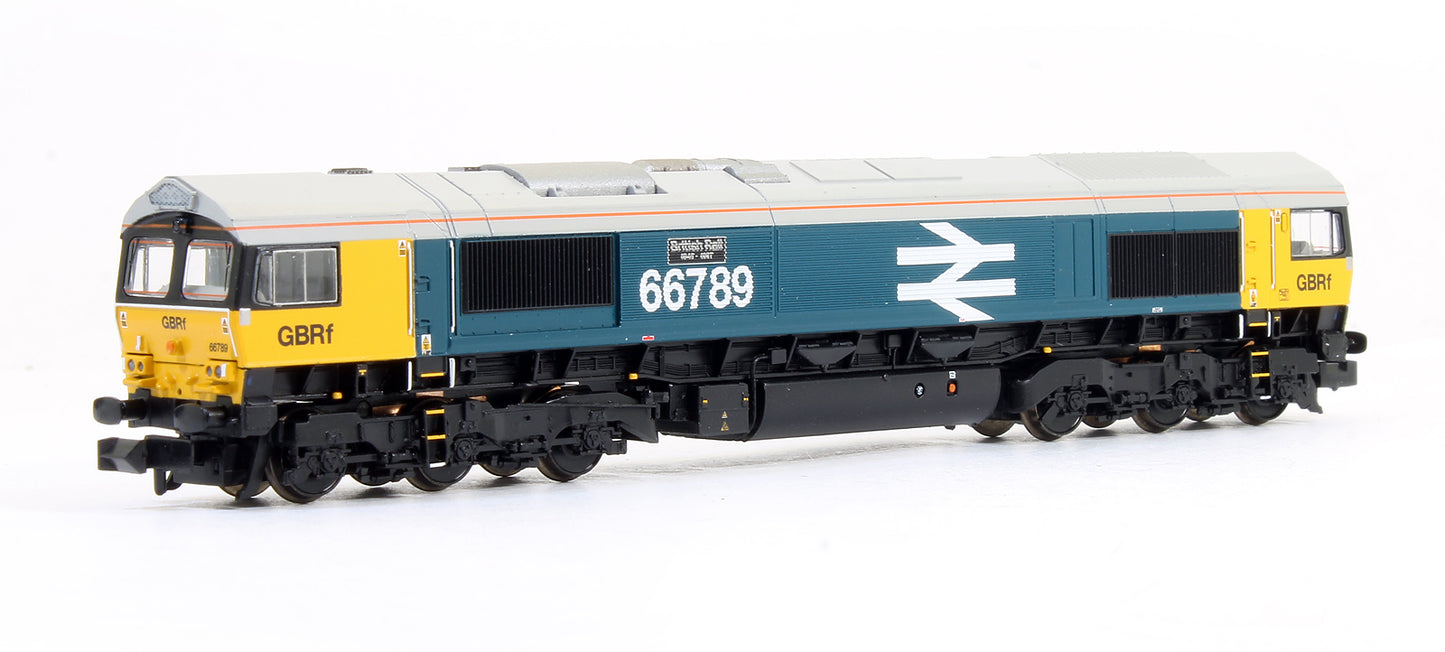 Pre-Owned Class 66/7 66789 'British Rail 1948-1997' GBRf BR Blue (Large Logo) Diesel Locomotive