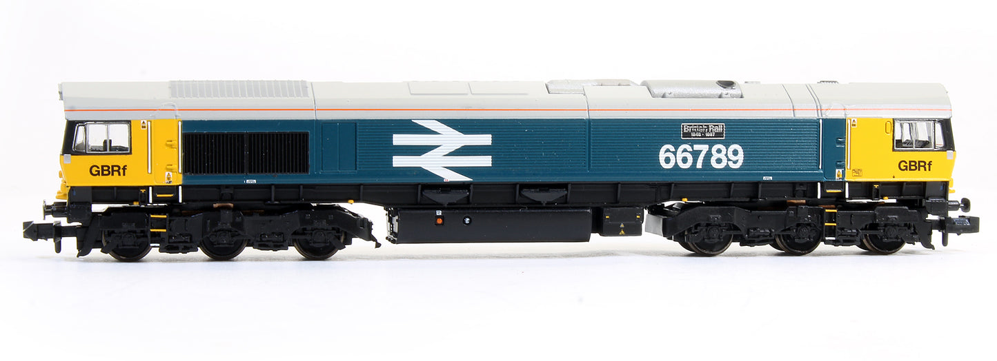 Pre-Owned Class 66/7 66789 'British Rail 1948-1997' GBRf BR Blue (Large Logo) Diesel Locomotive