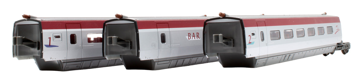 Pre-Owned T675 Thalys 3 Coach Intermediate Passenger Car Set