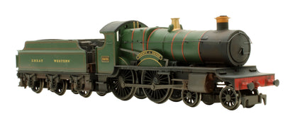 Pre-Owned R3277 RailRoad GWR 4-4-0 County Class 'County Of Devon' 3835' Steam Locomotive - DCC Fitted - Custom Weathered