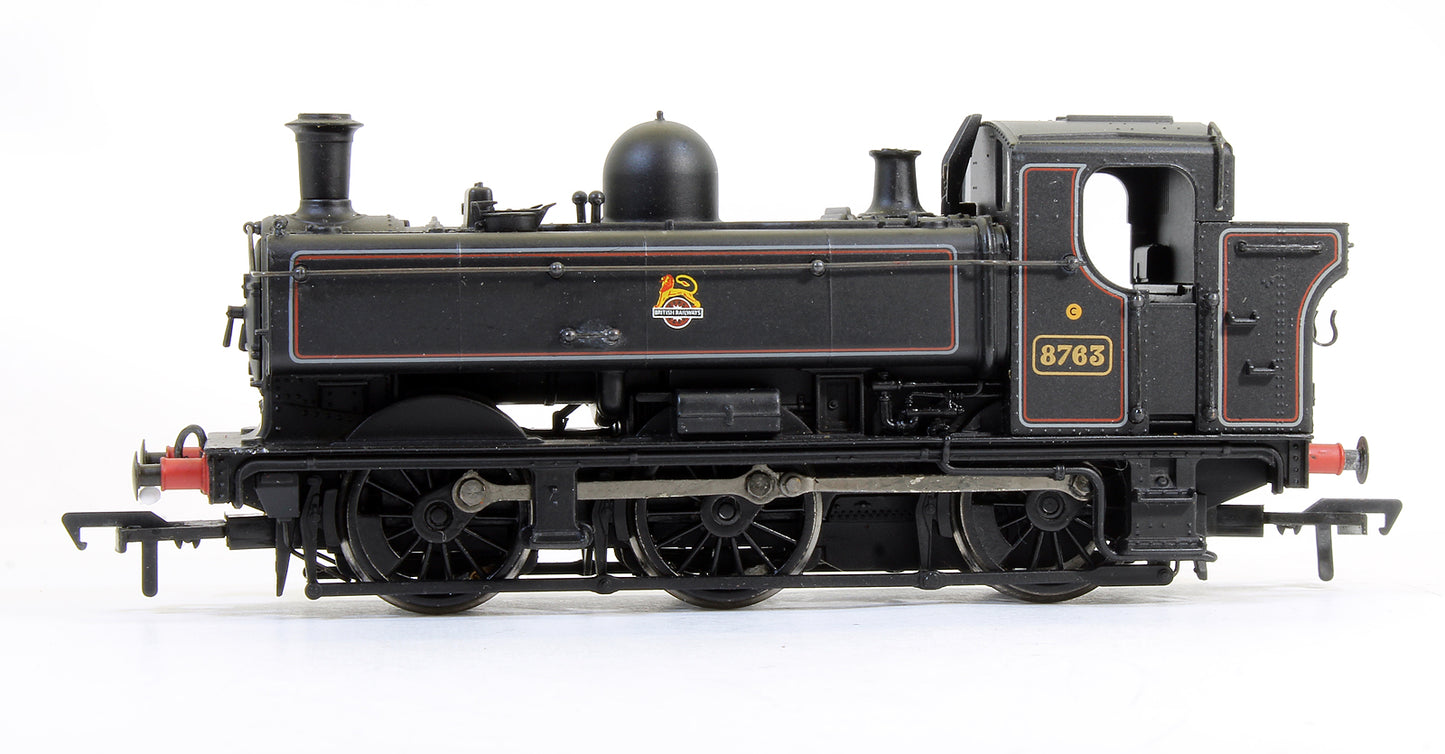 Pre-Owned 8750 Pannier Tank 8763 BR Lined Black Steam Locomotive