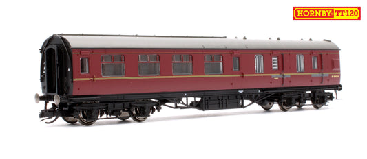 Pre-Owned LMS Period III 57' Brake Third Coach BR Maroon M5842M