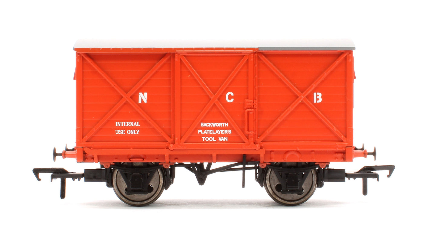 Pre-Owned 976017 Caledonian Railway Dia.67 10t Van - NCB Backworth Tool Van