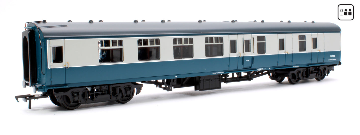 BR Mk1 BSK Brake Second Corridor BR Blue & Grey (Passengers Fitted) No.E35419