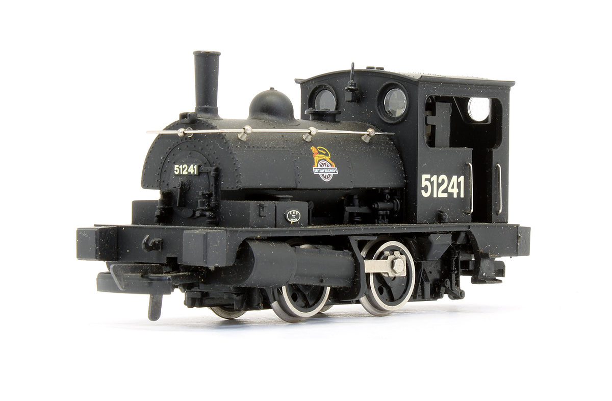 Pre-Owned BR Black 0-4-0 LNY Pug '51241' Steam Locomotive