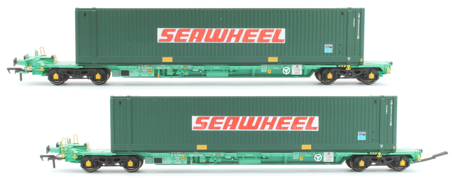 Pre-Owned Intermodal Bogie Wagons With 45' Containers 'Seawheel'