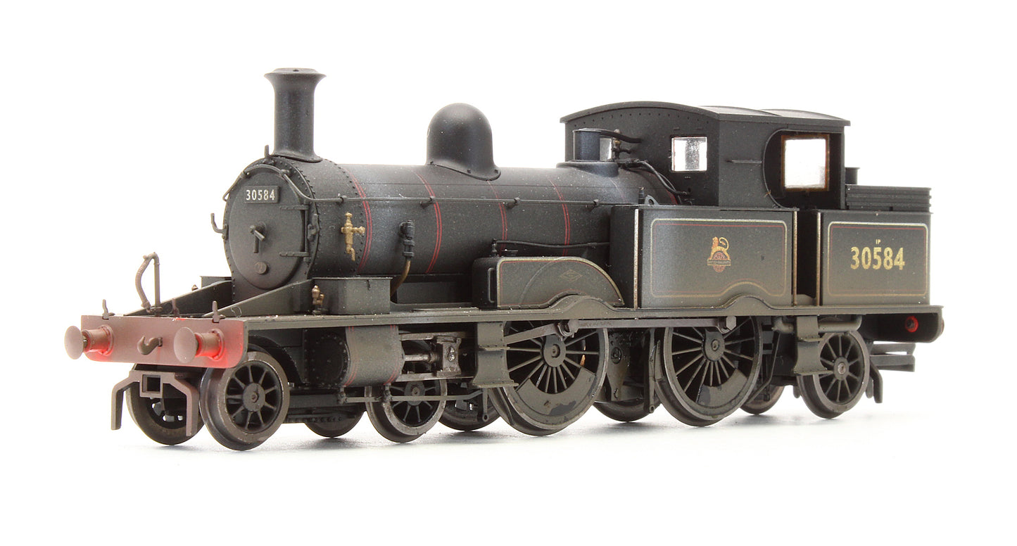 Pre-Owned Adams Radial BR Lined Black '30584' Steam Locomotive - Custom Weathered