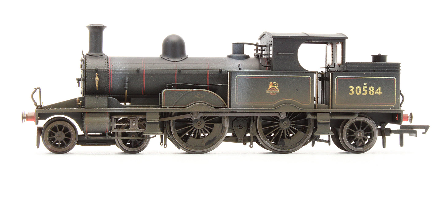 Pre-Owned Adams Radial BR Lined Black '30584' Steam Locomotive - Custom Weathered