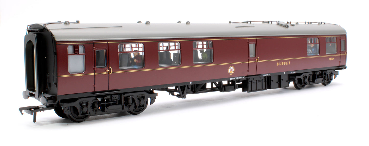 BR Mk1 RMB Restaurant Miniature Buffet BR Maroon 39-261CPF - Fitted Passengers