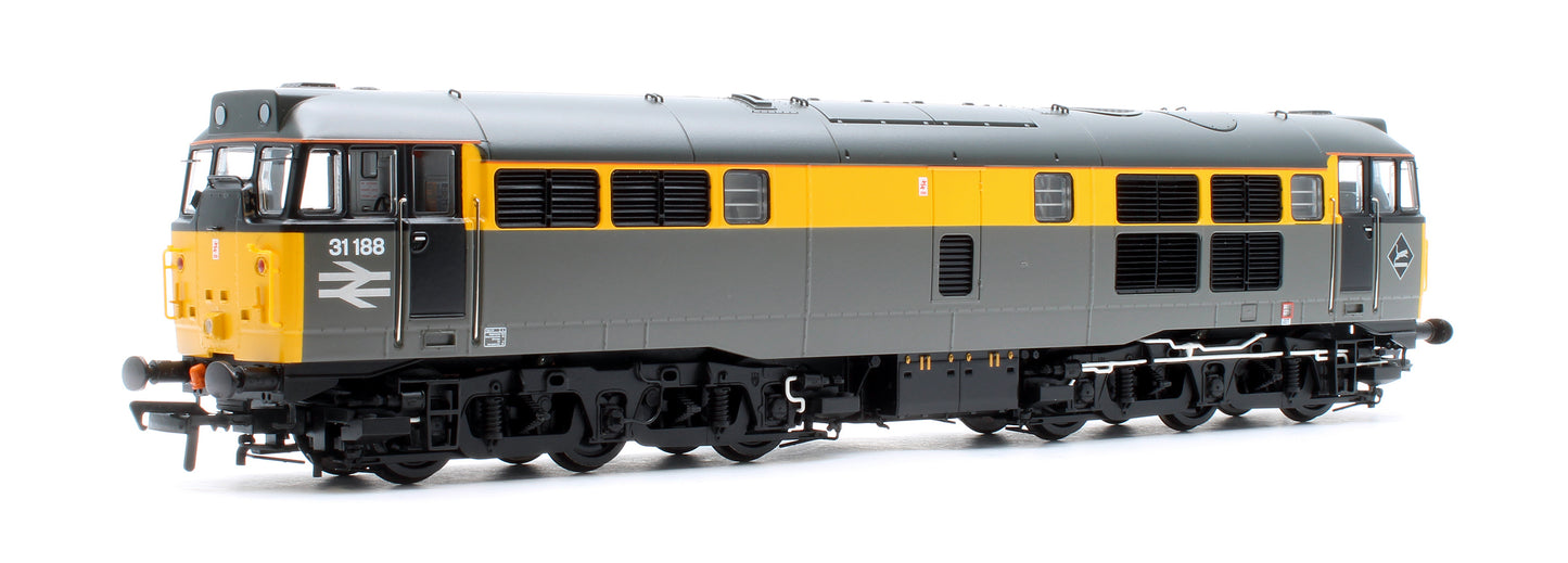 Class 31/1 Refurbished 31188 BR Engineers Grey & Yellow Diesel Locomotive - DCC Sound