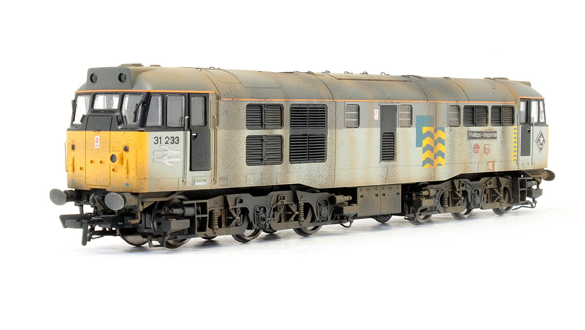 Pre-Owned BR Sub Sector Petroleum Class 31233 'Phillips-Imperial' Diesel Locomotive - Renumbered, Named & Weathered