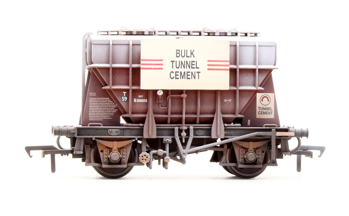 Pre-Owned Presflo 20T Cement Wagon Bulk Tunnel Cement 'B888113' - Custom Weathered