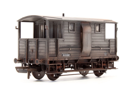 Pre-Owned R6915B BR Grey (Ex-LSWR) 20T Brake Van '55063' - Custom Weathered