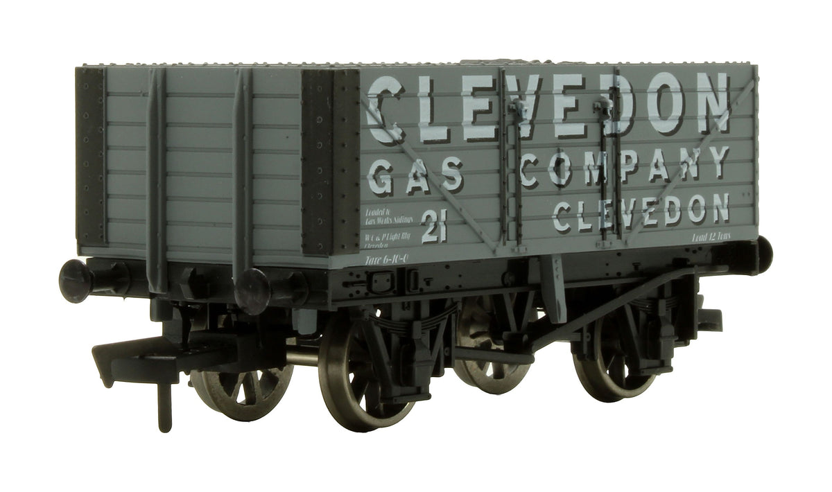 Pre-Owned 'Clevedon Gas Company' Grey 7 Plank Wagon No.21  - Limited Edition