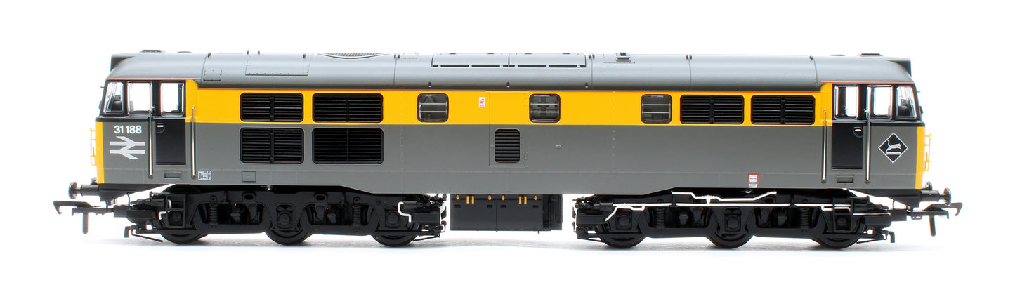 Class 31/1 Refurbished 31188 BR Engineers Grey & Yellow Diesel Locomotive