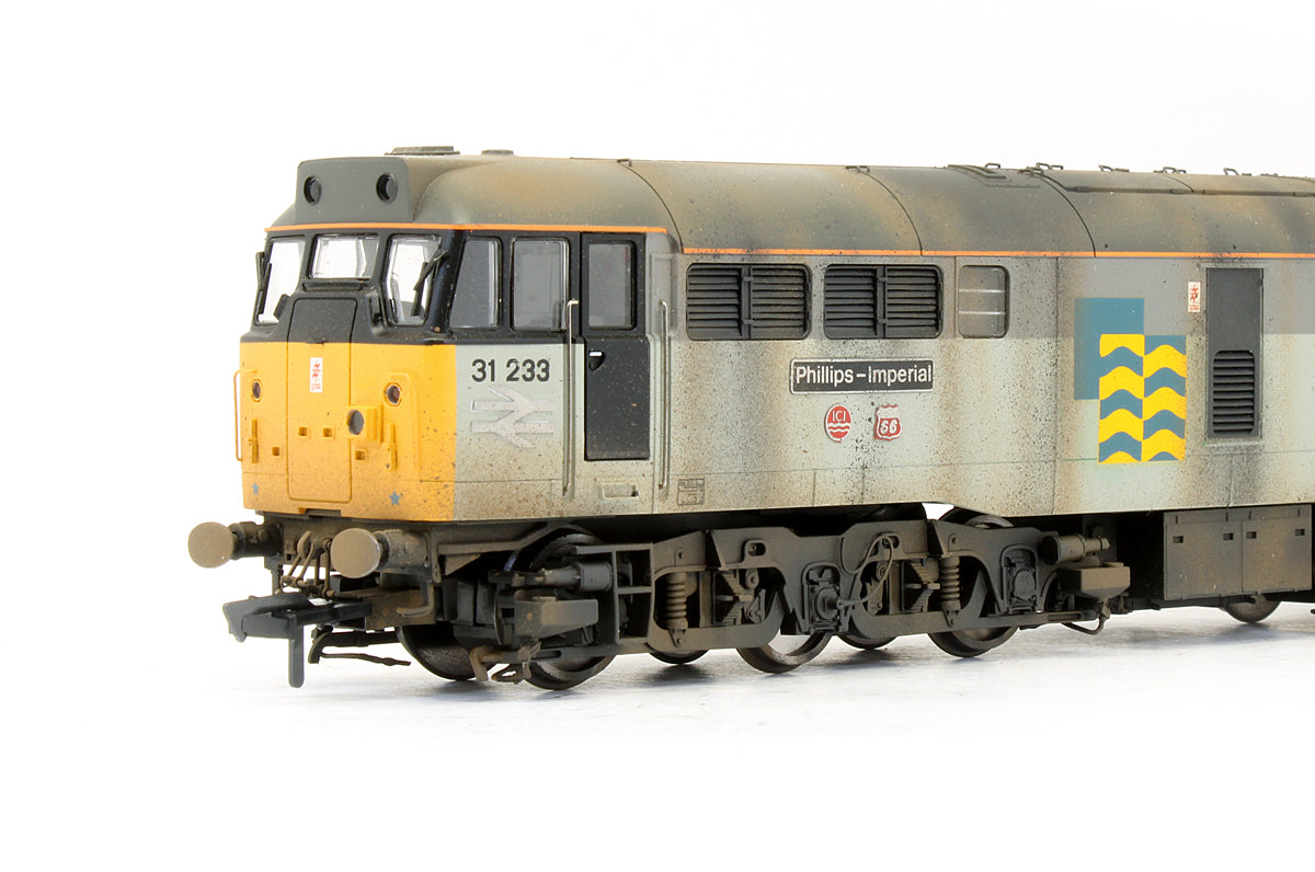 Pre-Owned BR Sub Sector Petroleum Class 31233 'Phillips-Imperial' Diesel Locomotive - Renumbered, Named & Weathered