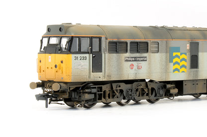 Pre-Owned BR Sub Sector Petroleum Class 31233 'Phillips-Imperial' Diesel Locomotive - Renumbered, Named & Weathered