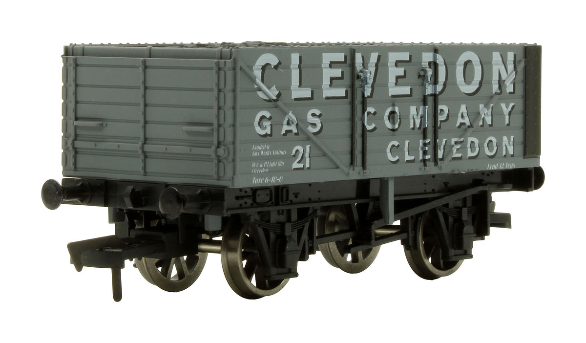 Pre-Owned 'Clevedon Gas Company' Grey 7 Plank Wagon No.21  - Limited Edition
