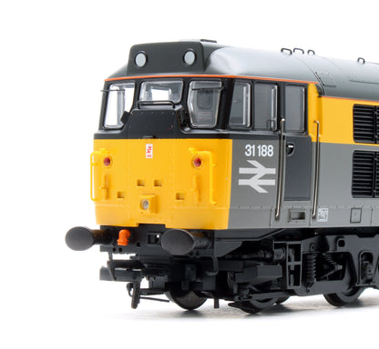 Class 31/1 Refurbished 31188 BR Engineers Grey & Yellow Diesel Locomotive - DCC Sound Deluxe
