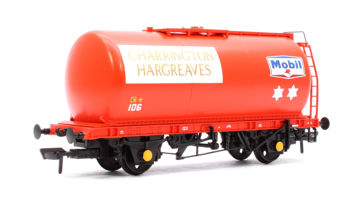 BR 45T TTA Tank Wagon 'Charrington Hargreaves/Mobil' Red No.106