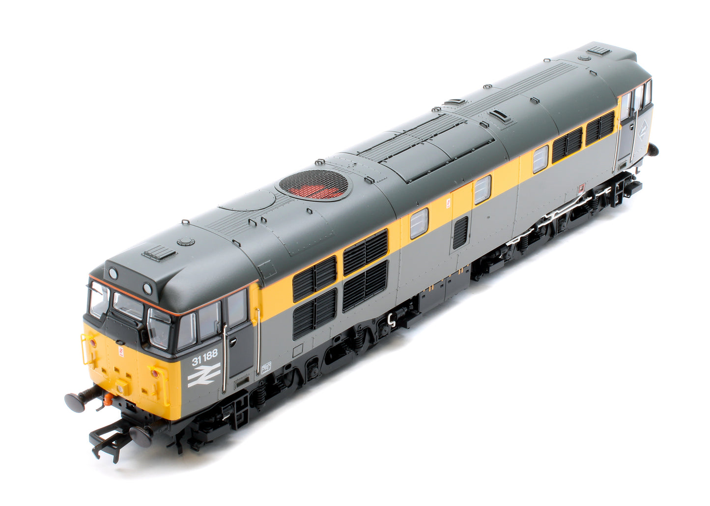 Class 31/1 Refurbished 31188 BR Engineers Grey & Yellow Diesel Locomotive - DCC Sound Deluxe