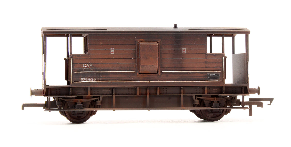 Pre-Owned R60019 BR (Ex LMS) 20T Brake Van 8950040 - Custom Weathered