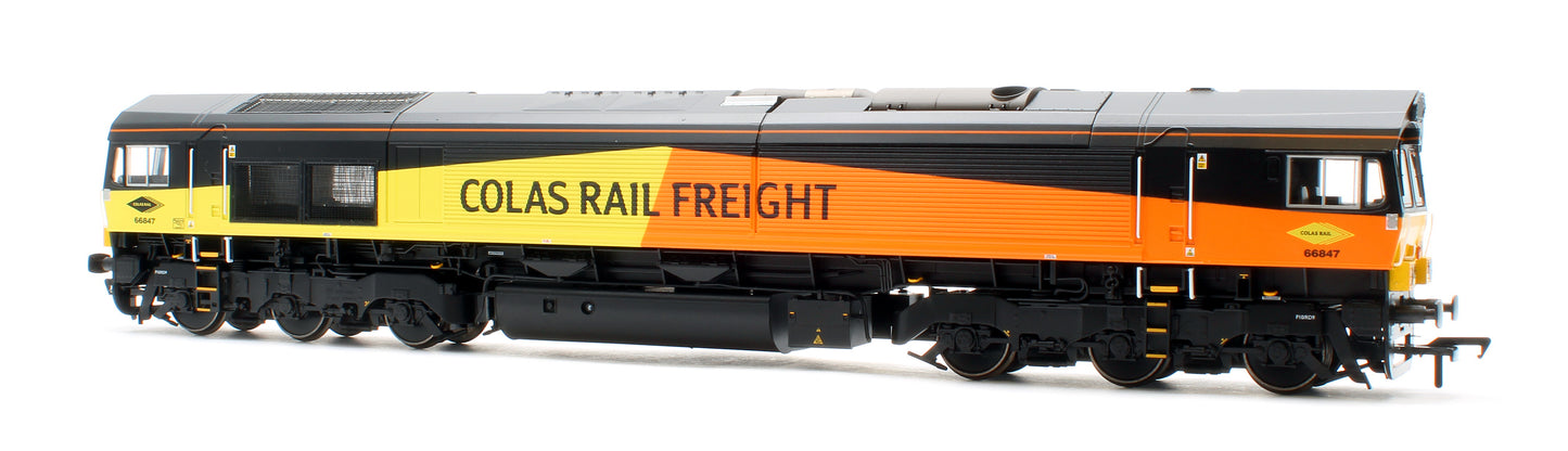 Class 66/8 66847 'Terry Baker' Colas Rail Freight Diesel Locomotive - DCC Sound