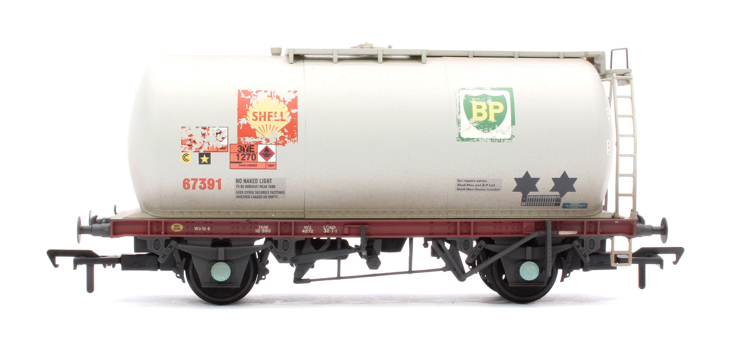 BR 45T TTA Tank Wagon Wagon 'Shell-BP' Grey No.67391 - Weathered