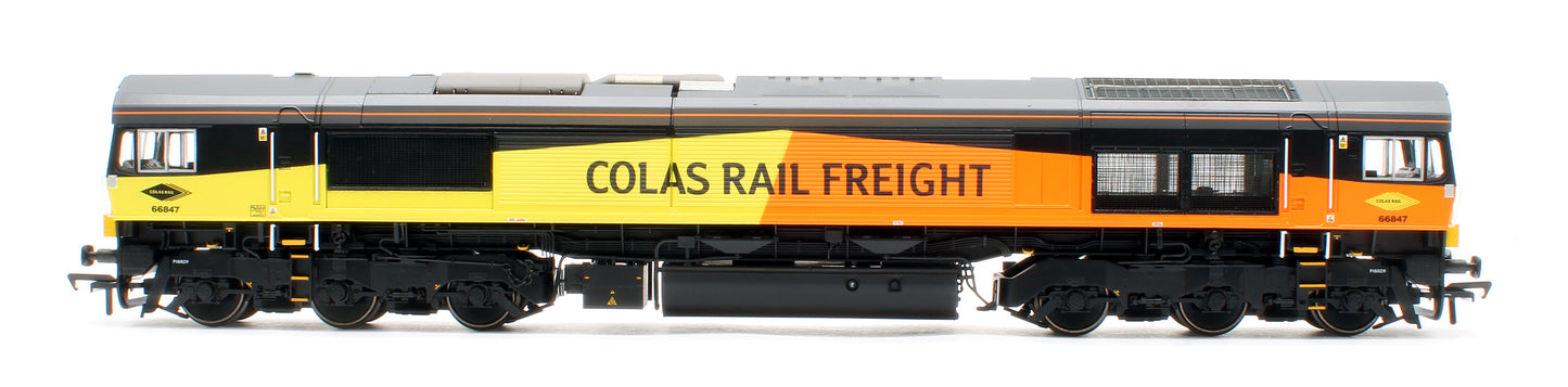 Class 66/8 66847 'Terry Baker' Colas Rail Freight Diesel Locomotive - Deluxe DCC Sound