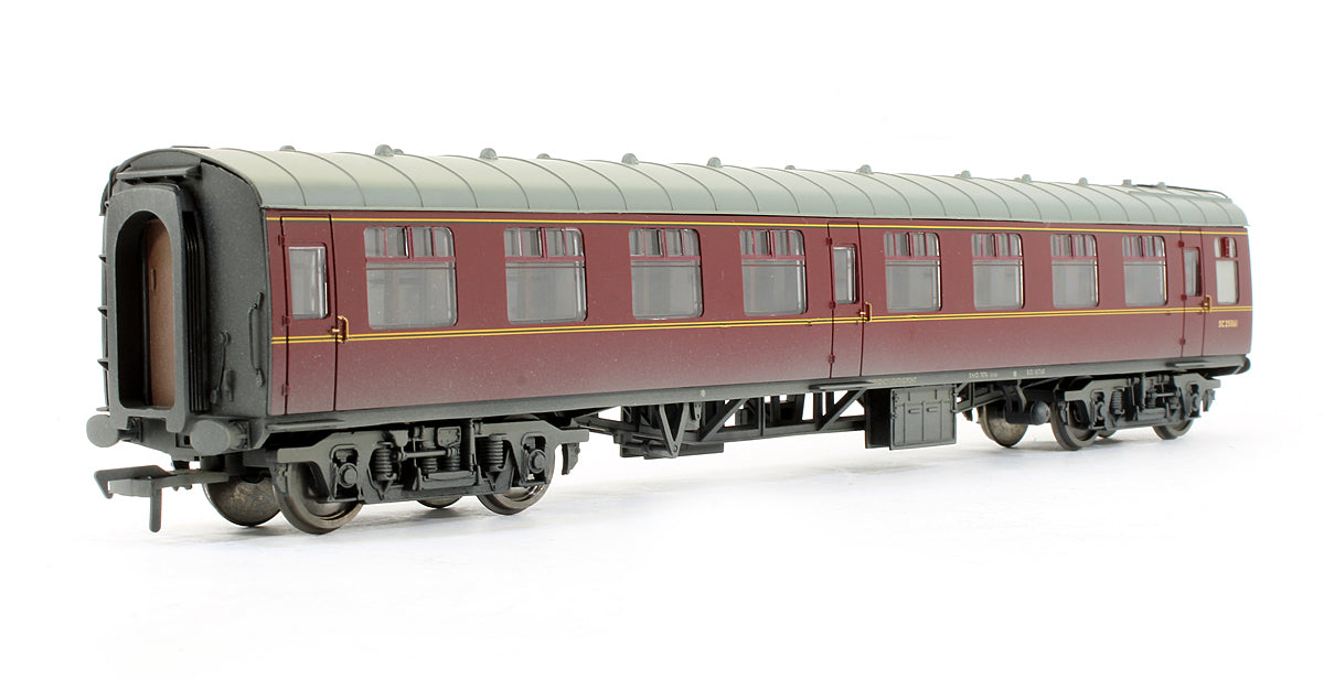 Pre-Owned BR Maroon MK1 Corridor Second SK Coach ''SC 25861' (Weathered)