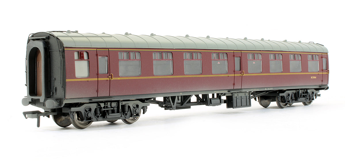 Pre-Owned BR Maroon MK1 Corridor Second SK Coach ''SC 25861' (Weathered)