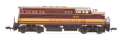 Pre-Owned 7621 BL2 Diesel Locomotive Boston And Maine - Road #1552