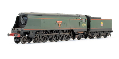 Pre-Owned BR Green 4-6-2 Unrebuilt West Country Class 'Exeter' 34001 Steam Locomotive - Custom Weathered