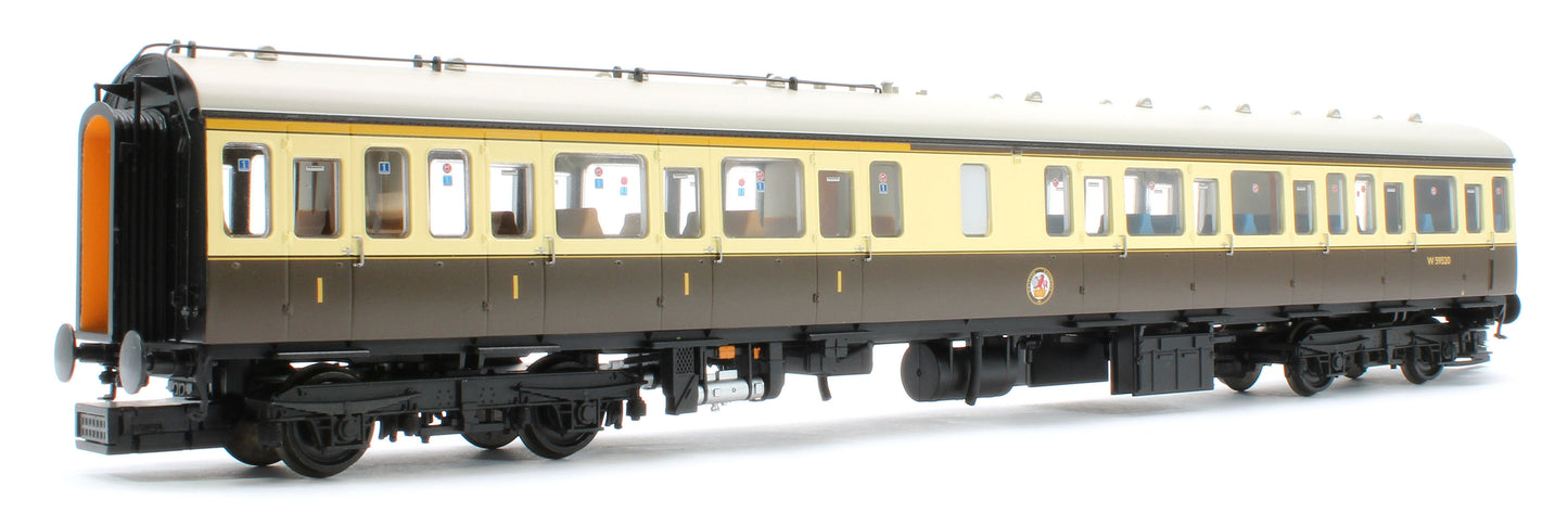 35-500Z Class 117 3 Car DMU Set Number B430 GW 150 Chocolate & Cream (Kernow Model Rail Centre Exclusive)