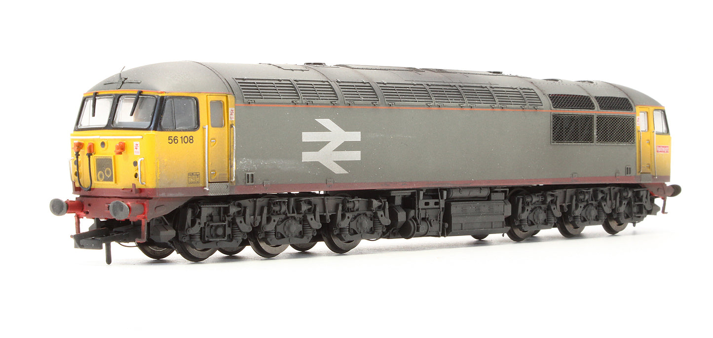 Pre-Owned Railfreight Redstripe Class 56108 Diesel Locomotive - Custom Weathered - DCC Sound Fitted