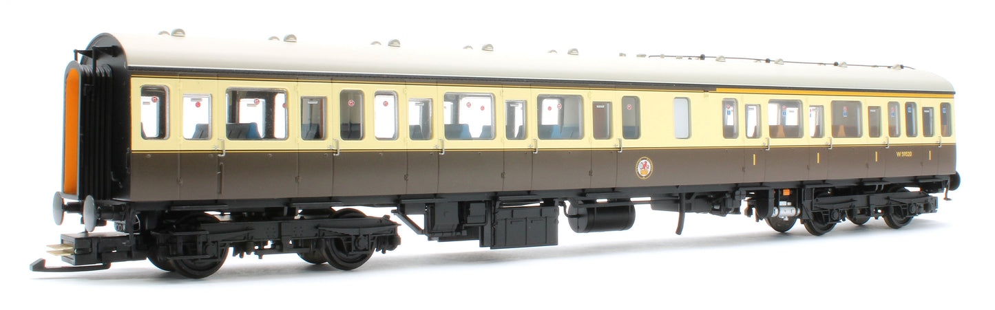 35-500Z Class 117 3 Car DMU Set Number B430 GW 150 Chocolate & Cream (Kernow Model Rail Centre Exclusive)