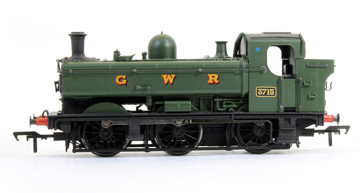Pre-Owned 32-200B 8750 Pannier Tank 3715 GWR Green Steam Locomotive