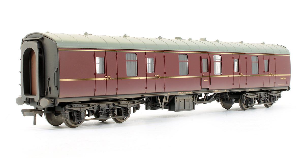 Pre-Owned 39-176E BR Maroon MK1 Full Brake BG Coach 'W80725' (Weathered)