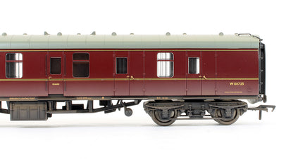 Pre-Owned 39-176E BR Maroon MK1 Full Brake BG Coach 'W80725' (Weathered)