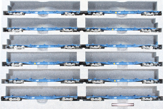 Pre-Owned JR Container Wagons Type KOKI100/101 -Without Container - 12 car Set