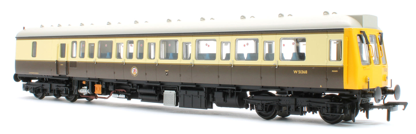 35-500Z Class 117 3 Car DMU Set Number B430 GW 150 Chocolate & Cream (Kernow Model Rail Centre Exclusive)