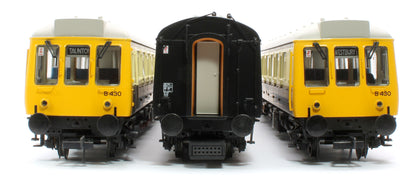 35-500Z Class 117 3 Car DMU Set Number B430 GW 150 Chocolate & Cream (Kernow Model Rail Centre Exclusive)