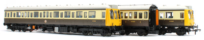 35-500Z Class 117 3 Car DMU Set Number B430 GW 150 Chocolate & Cream (Kernow Model Rail Centre Exclusive)