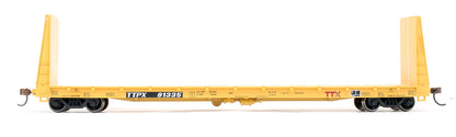 Pre-Owned Trailer Train (Red) 60' Bulkhead Flat Cars