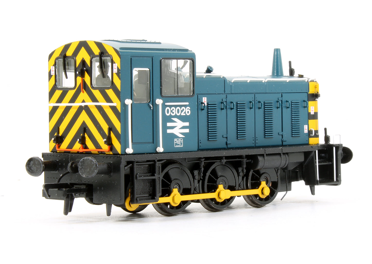 Pre-Owned Class 03 026 BR Blue with Wasp Stripes Diesel Shunter Locomotive - DCC Sound