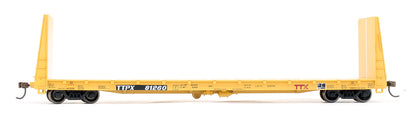 Pre-Owned Trailer Train (Red) 60' Bulkhead Flat Cars