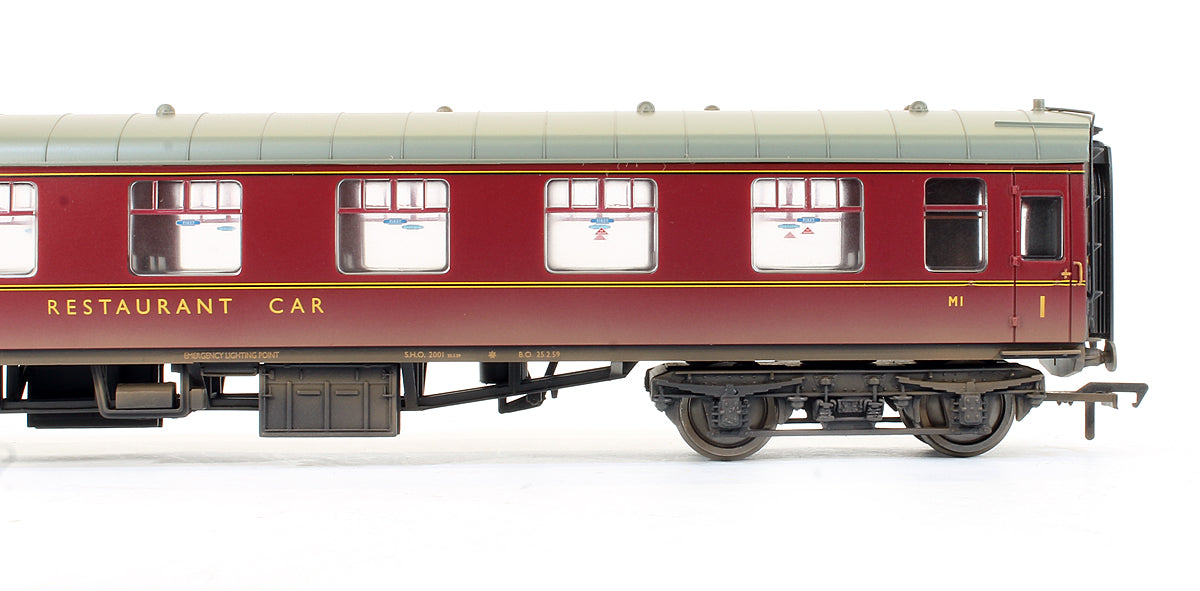 Pre-Owned 39-251B BR Maroon MK1 Restaurant First Open RFO Coach 'M1' (Weathered)